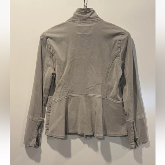 Lucky Brand Gray Utility Jacket Pockets Women’s Size‎ Small (BR) - Picture 2 of 4